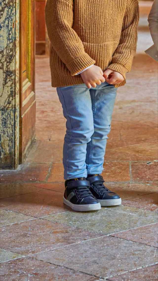 premiers pas 0-6 mois Babycute Chaussures en toile pour bébé Baskets avec semelle souple Style décontracté À lacets Pour garçon fille - B1 Jack Blue. 